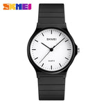 SKMEI Men Women Watches Simple Design Personality Teens 3bar Waterproof Quartz Wristatches Ladies Mes Relogio Feminino 1419