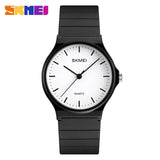 SKMEI Men Women Watches Simple Design Personality Teens 3bar Waterproof Quartz Wristatches Ladies Mes Relogio Feminino 1419