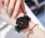 2019 Luxury Women Watches Magnetic Starry Sky Ladies Watch Quartz Wristwatch Dress Female Clock relogio feminino Free Shipping