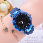 Fashion Starry Sky Women Watches Top Sale Leather Ladies Bracelet Watch Quartz Wristwatches Casual Female Clock Relogio Feminino