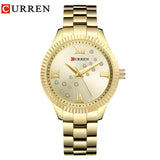 CURREN New Fashion Watch Women's Rhinestone Quartz Wristwatch Ladies Dress Female Clock relogio feminino Rose Gold reloj mujer