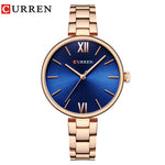 CURREN New luxury Casual Analog Quartz Watch Women Wrist Watch Dress Fashion Watch Female Clock Relogio Feminino reloj mujer