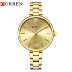 CURREN New luxury Casual Analog Quartz Watch Women Wrist Watch Dress Fashion Watch Female Clock Relogio Feminino reloj mujer