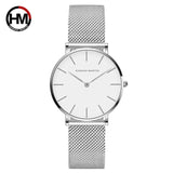 Women Watches Fashion Casual Japan Quartz Movement Waterproof Top Luxury Brand Stainless Steel Mesh Strap Ladies Wristwatches