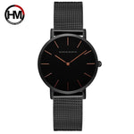 Women Watches Fashion Casual Japan Quartz Movement Waterproof Top Luxury Brand Stainless Steel Mesh Strap Ladies Wristwatches