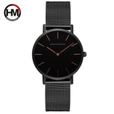 Women Watches Fashion Casual Japan Quartz Movement Waterproof Top Luxury Brand Stainless Steel Mesh Strap Ladies Wristwatches