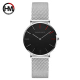 Women Watches Fashion Casual Japan Quartz Movement Waterproof Top Luxury Brand Stainless Steel Mesh Strap Ladies Wristwatches